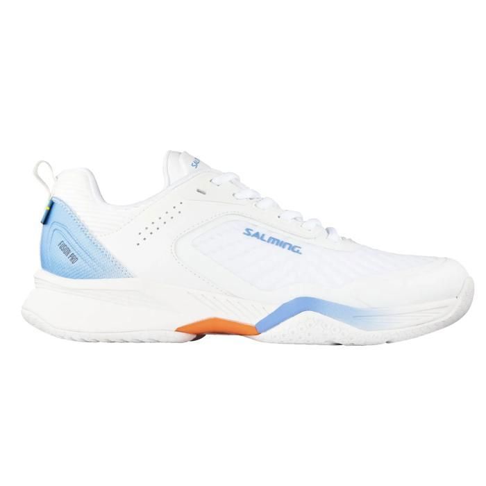 Chaussures indoor femme Salming Fusion Pro - blanc/bleu