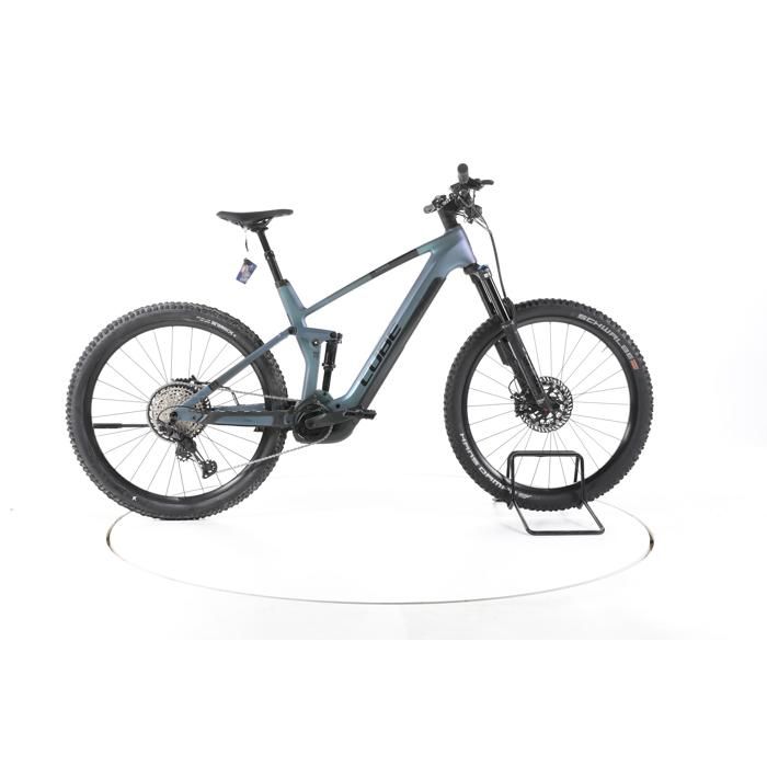 Vélo électrique - Cube Stereo Hybrid 140 HPC ABS - bleu - VTT électrique tout suspendu - Bosch 750 Wh Reconditionné