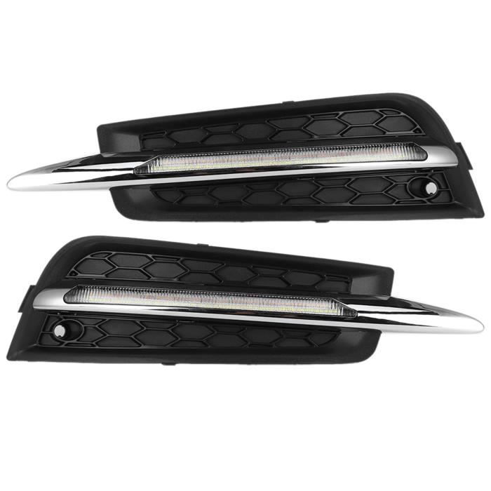 Feux Diurnes LED 12V - 9 LED Par Barre - IP67 étanche - Pour Voiture, Phares Ou Antibrouillard
