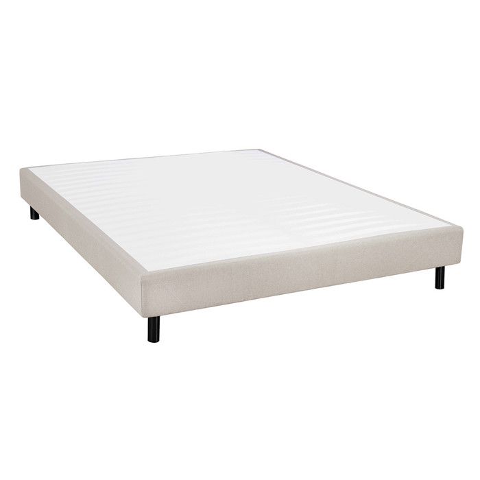 Tapikit - Sommier Tapissier Démontable 160x200cm 2x20 Lattes Gris Lin Tapikit - Sommier Tapissier Démontable 160x200cm 2x20 Lattes Gris Lin