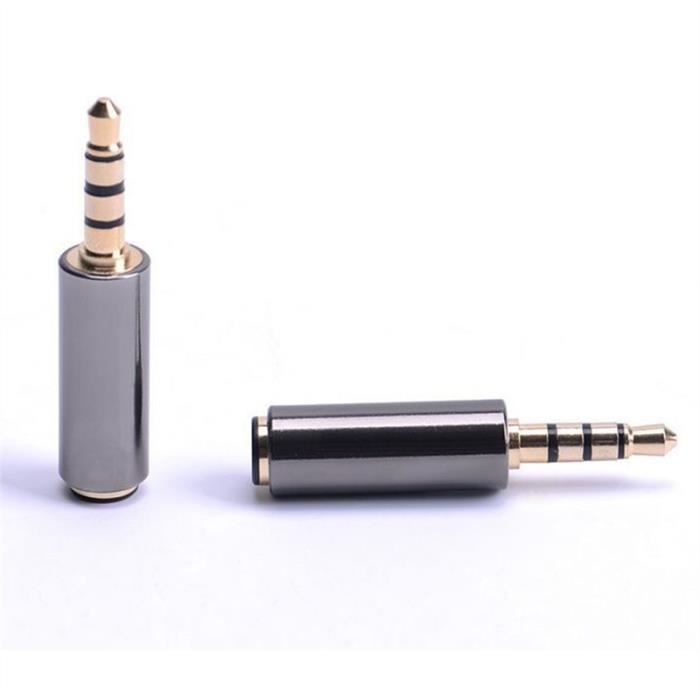 Jack 3 5 Mm Fiche Metal Adaptateur Audio Connecteur A Souder Adaptateur Audio Converter Casque Ecouteur Prix Pas Cher Cdiscount
