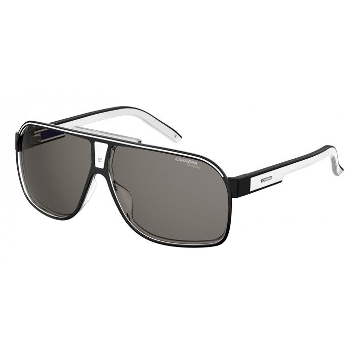 Carrera Grand Prix 2 - Lunettes de soleil homme monture plastique noire verres gris polarisés