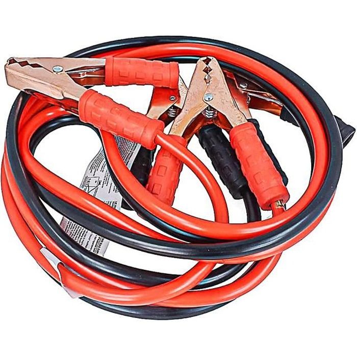 Kit de Câbles de Démarrage Batterie 2000A pour Section de Sauvetage d'urgence de Moto de Voiture -2m