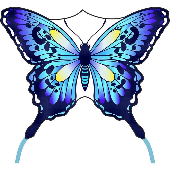 Cerf-Volant En Papillon Coloré Avec Corde De 100M, Cerf Volant Pour Cerf-Volant En Papillon Coloré Avec Corde De 100M, Cerf Volant Pour