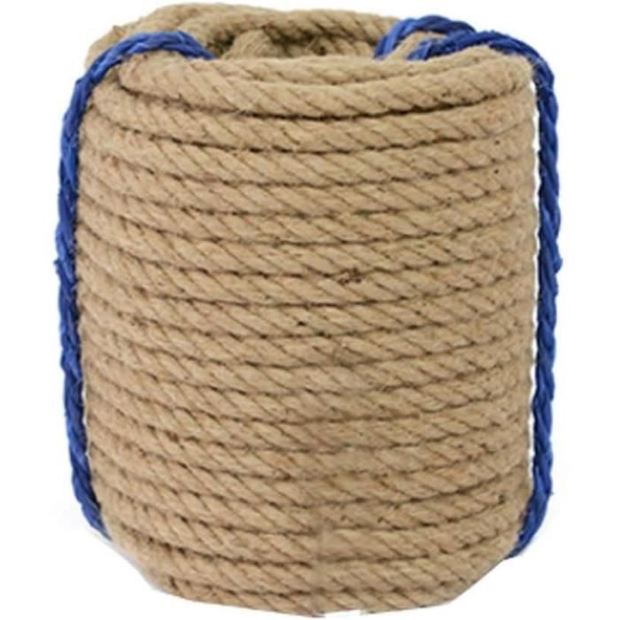 Corde En Chanvre Naturel, Épaisseur 14 Mm Et Ceinture En Corde De Jute ...