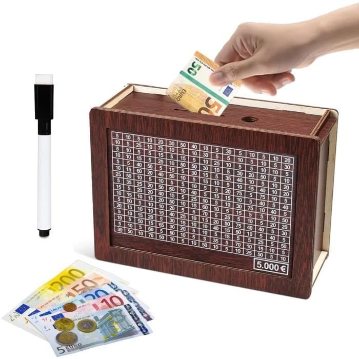 4 Tailles Boîte D'épargne Tirelires Avec Des Objectifs D'épargne Et Des Nombres À Cocher-yu | FR