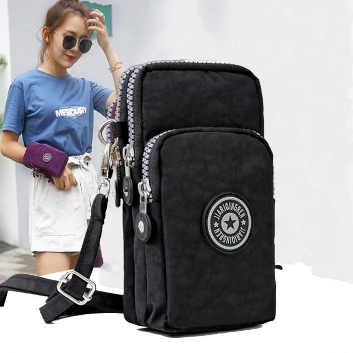 S7 S6 Edge S5 Cartes Hengwin Porte-cl/és Bleu Mini Sacs Bandouli/ères Pochette T/él/éphone Portable Porte-Monnaie Filles Femmes L/âche Petit Sacoche Voyage pour iPhone X 8 7 Plus 6S Samsung Galaxy S8