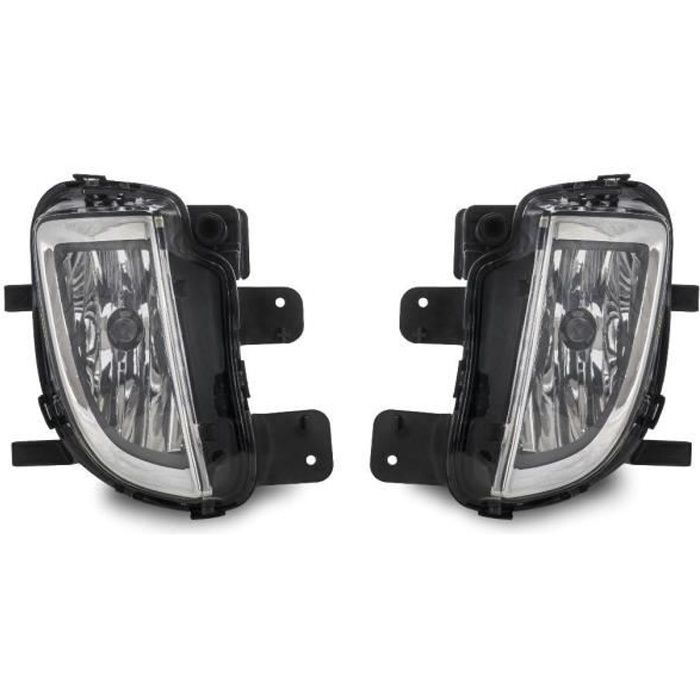 2 ANTIBROUILLARD CHROME VW GOLF 6 GTI ET GTD Cdiscount Auto