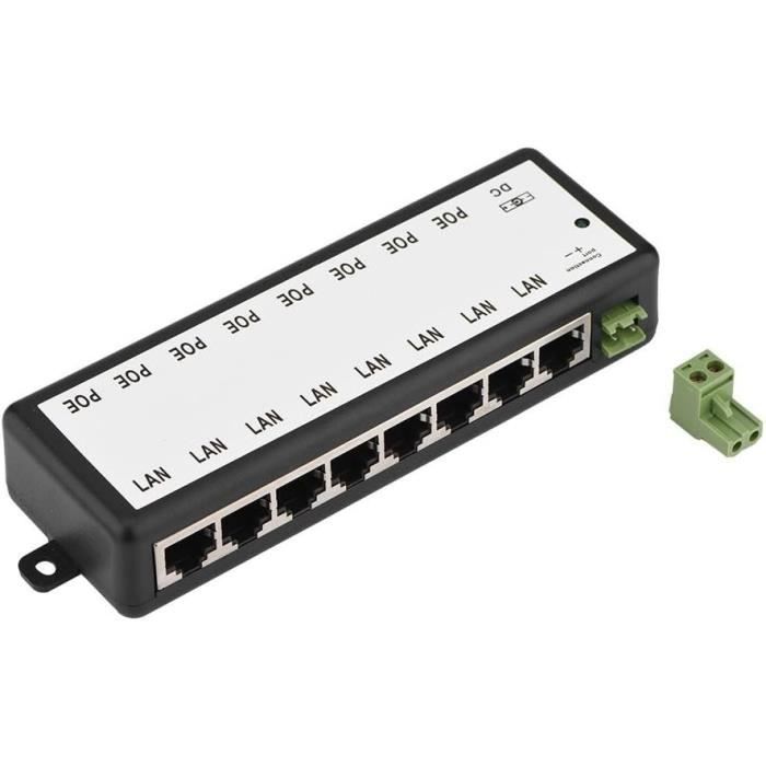 Power Adapter Adapter 48 Ports 10100Mbps POE Injector