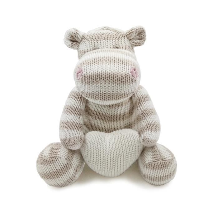 Coton Biologique Tricote Huggable Pour Bebe Kiyi Gift Jouet Bebe Tout Petit Nourrisson Mignon Et Doux Jouet En Peluche De Hippopotame Bebe Puericulture Jouets D Eveil Et 1er Age Dwteam In