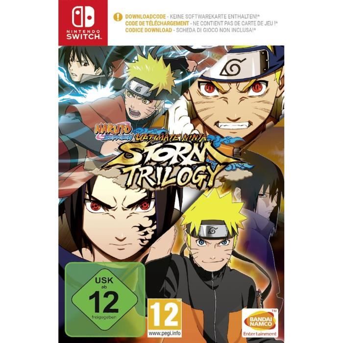 Naruto Ultimate Ninja Storm Trilogy Jeu Nintendo Switch Code in a box - vue 2