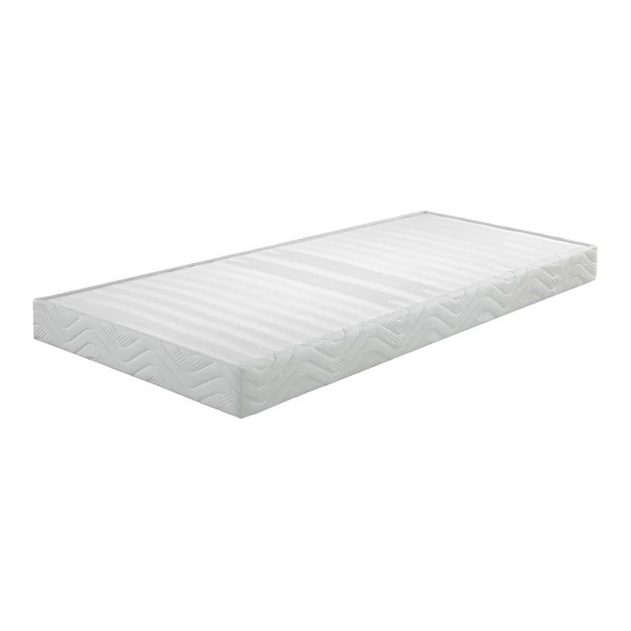 Sommier tapissier 80x190 Omega blanc 18 lattes Sommier tapissier 80x190 Omega blanc 18 lattes