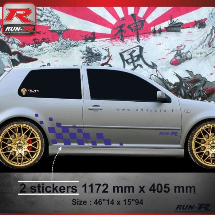 001m Sticker Motorsport Pour Volkswagen Golf 4 Aufkleber Adesivi Marine Achat Vente Decoration Vehicule 001m Sticker Motorsport Pou Cdiscount