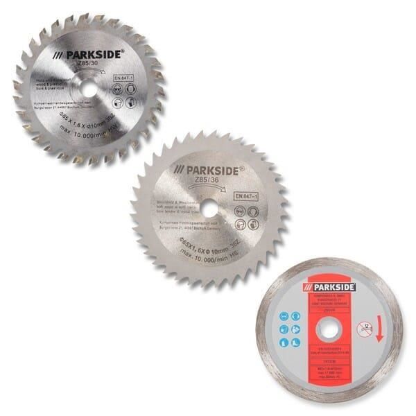 Lame Scie Circulaire 85mm Par 3 Pour Scie Circulaire Parkside