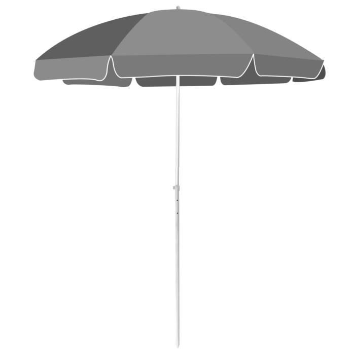 Parasol de plage - Marque - 180 cm - Résistance UV et décoloration