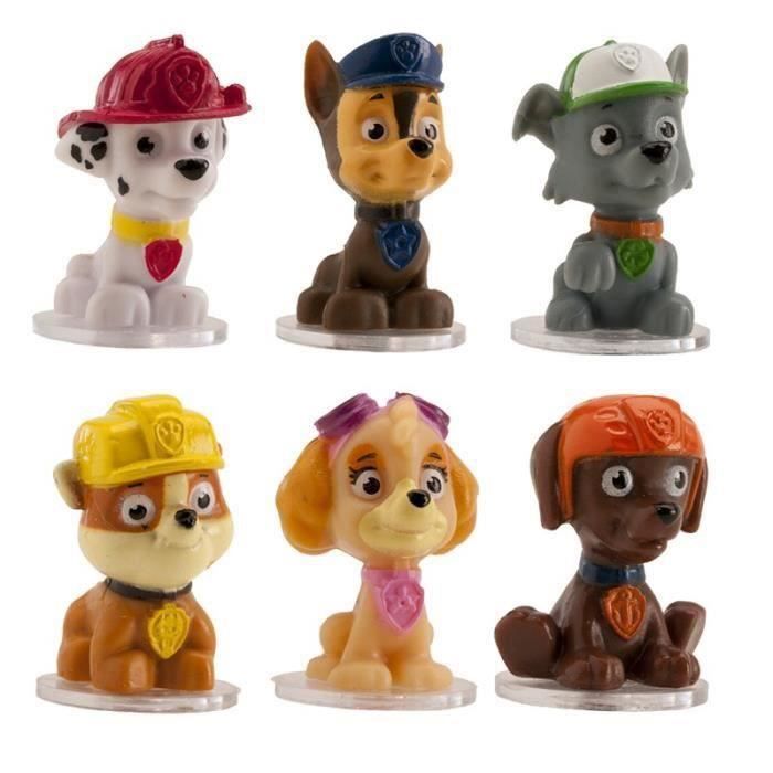 Lot De 6 Figurine Feve Pat Patrouille Modele Aleatoire Gateau Deco 616 Cdiscount Maison