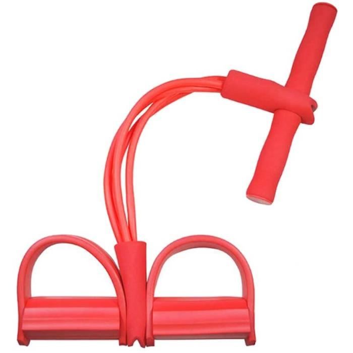 Corde De Tension Multifonctionnelle 4 Tube Jambe Exerciseur Pull Cordes Bandes Yoga Fitness Pied Pédale Pull Cordes Sit-up Body 847