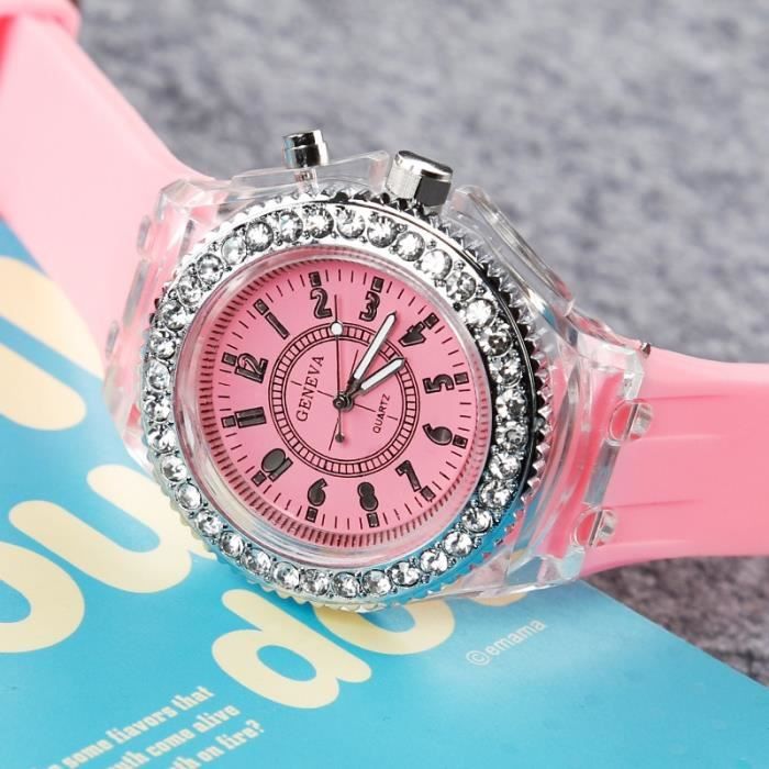 Montre lumineuse store la nuit
