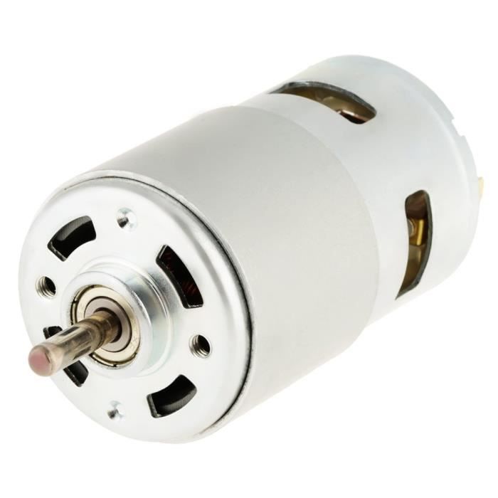 moteur /électrique /à courant continu /à couple /élev/é et /à roulement /à billes double pour pi/èces de bricolage S SMAUTOP Moteur 775 DC mini-moteur /électrique 12V-24V 10000 tr//min