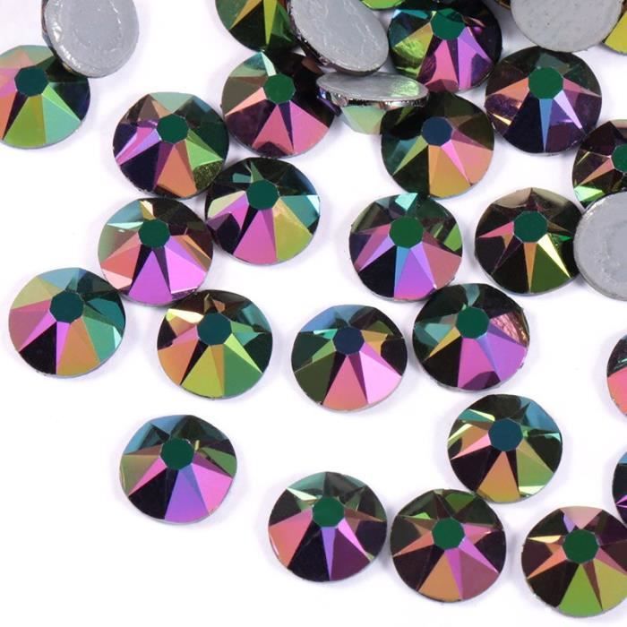 Lot De 50 Strass à Coudre œil De Cheval 5 X 10/6 X 12/7 X 15/9 X 18 Pierres En Résine Dorées Pour Vêtement DIY Bleu Doré 7 X 15 Mm