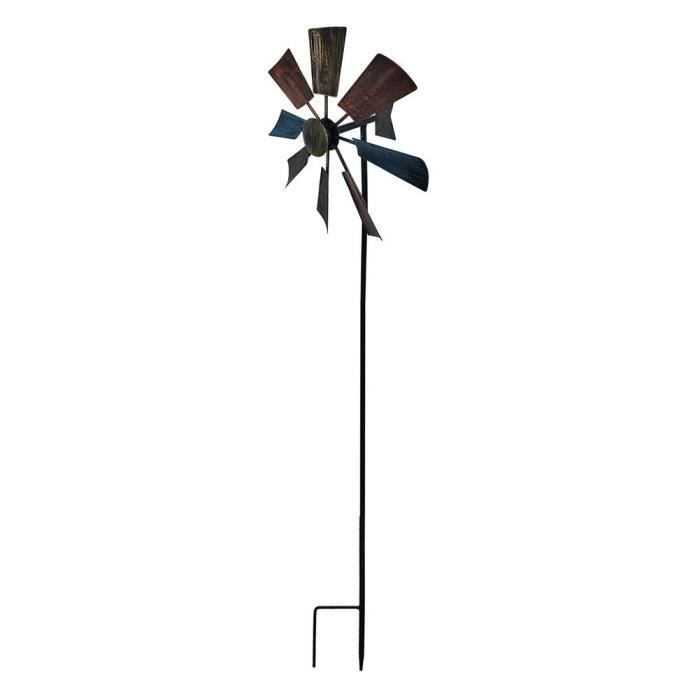Moulin à Vent Tournesol Solaire – Décoration Jardin Métal Avec LED Lumineuses, Iron Sculpture Pour Cour, Patio, Balcon Moulin à Vent Tournesol Solaire – Décoration Jardin Métal Avec LED Lumineuses, Iron Sculpture Pour Cour, Patio, Balcon