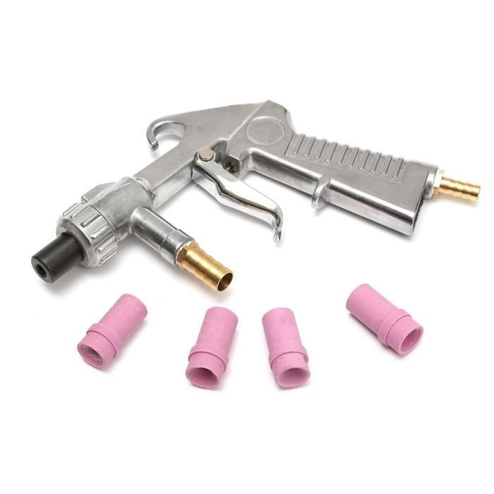 Kit Sablage Professionnel Avec 5 Buses Céramique (8 Mm) – Sableuse Pneumatique Pour Rouille, Peinture Et Métal