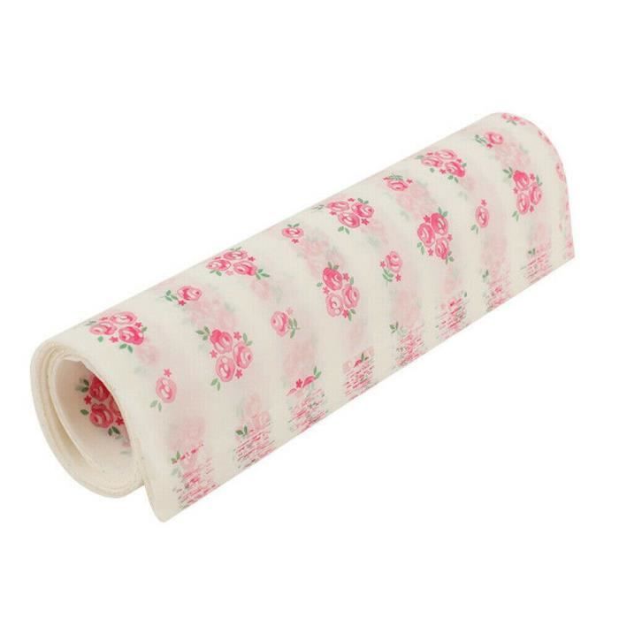 Papier Alimentaire Papier Cire Pour Hamburger 50 Pieces Emballage Multifonction Jetable Pour Aliments Type Rose Cdiscount Au Quotidien
