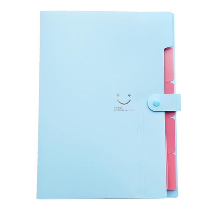 Couleur bleue pochette étanche pour dossiers A4, grand format, organiseur  pour dossiers, documents, livres de