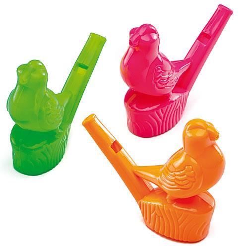 Lot de 12 sifflets sans gênes multicolores Lot de 12 sifflets sans gênes multicolores