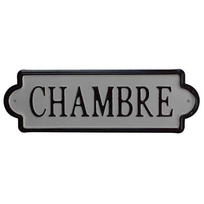 Grande Plaque De Porte Chambre Fer Metal 25 50x8 Cm Achat