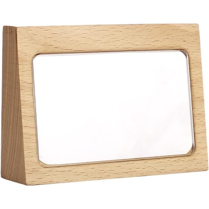 Porte-cartes De Visite En Bois De Noyer – Support Vertical Rétro Pour Bureau, élégant Et Pratique