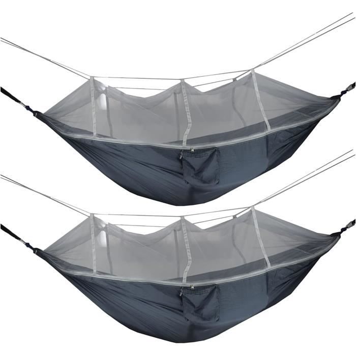 Hamac de camping ultra-léger Hamac en filet anti-moustiques Nylon de