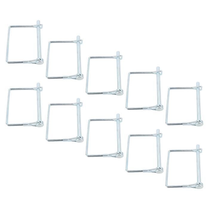 LAPYAPPE Maillon D'Accouplement Mécanique En Acier Connecteur De Chaîne De Sécurité Pour Double Anneau Capacité De Charge 1,2 T Facile à Installer Pour Construction Et Remorque