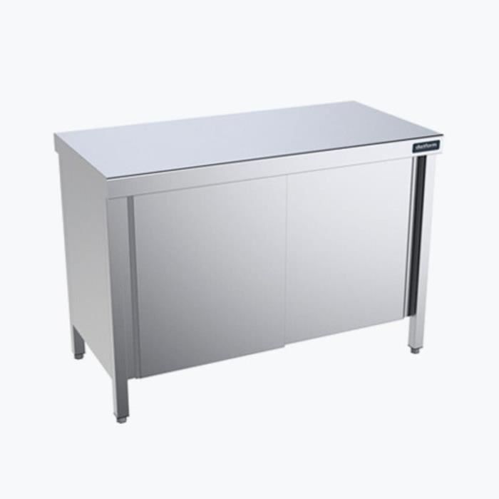 Table centrale 2800x900 avec 2 étagères- DISTFORM - FC290280