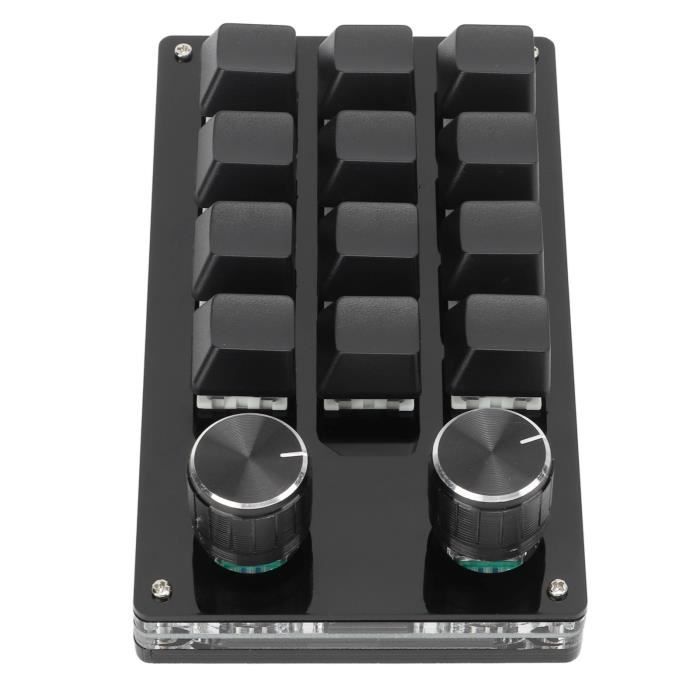 Clavier mécanique - GOTOTOP - Clavier programmable - 12 touches ...