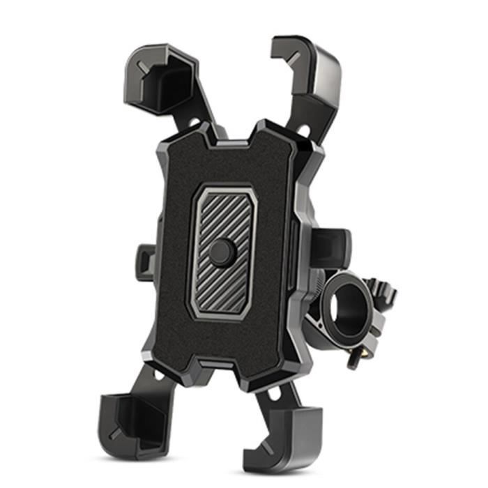 Support Téléphone Vélo - Pour Brondi Amico Smartphone Pocket - Aluminium Noir (Neuf)