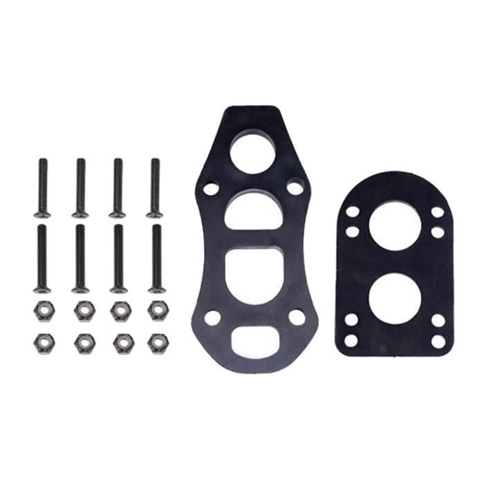 10 Riser Pads 6mm Pour Skateboard/Longboard - Avec Vis De Pont - Absorption Chocs