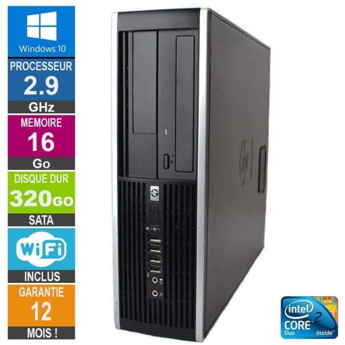 PC  8000 Elite SFF E7500 2.93GHz 16Go/320Go Wifi