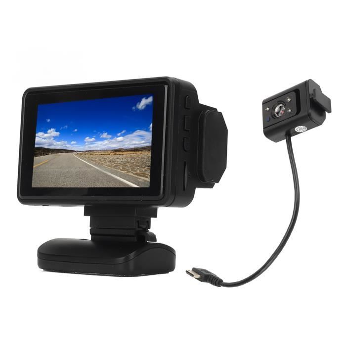 HURRISE Caméra de tableau de bord avant arrière Dash Cam Avant et Arrière, Caméra Dash Dashcam 1080P HD informatique peripherique
