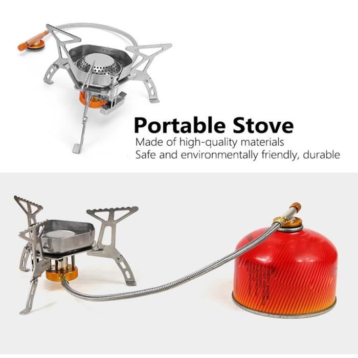 Couleur orange Mini chauffage à gaz Portable 2000W, pour Camping,  cuisinière, pour la cuisine, la randonnée, - Cdiscount Sport