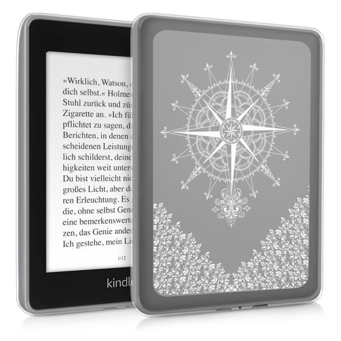 Kwmobile Coque liseuse  Kindle Paperwhite (10. Gen - 2018) - Coque en  silicone pour liseuse  Kindle Paperwhite (10. Gen - Cdiscount  Informatique