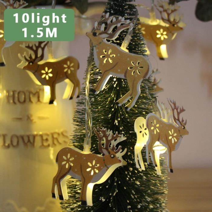 Guirlande Lumineuse Noël – Échelle De 3,1 M Avec Père Noël, 124 LED, Télécommande, Pour Intérieur Et Extérieur