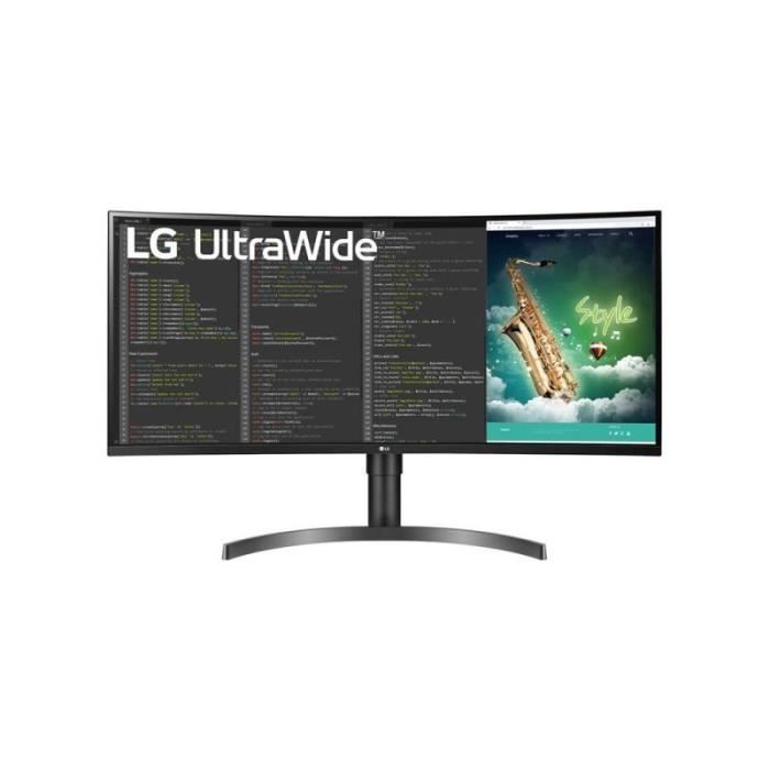 LG Electronics LG UltraWide , Moniteur incurvé 21:9 QHD VA 35`` (3440x1440, 5 ms, sRGB 99%, FreeSync, 2xHDMI,