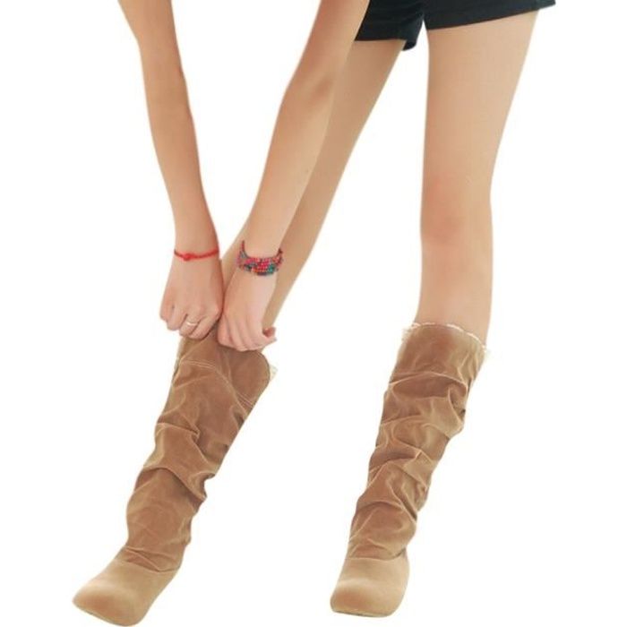 Bottes en suede femme clearance