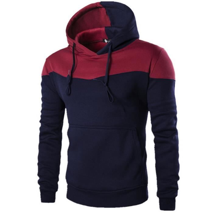 Sweat à Capuche Homme Zippé Polaire Épais – Hoodie Oversize Grandes Tailles Chaud Automne Hiver Décontracté