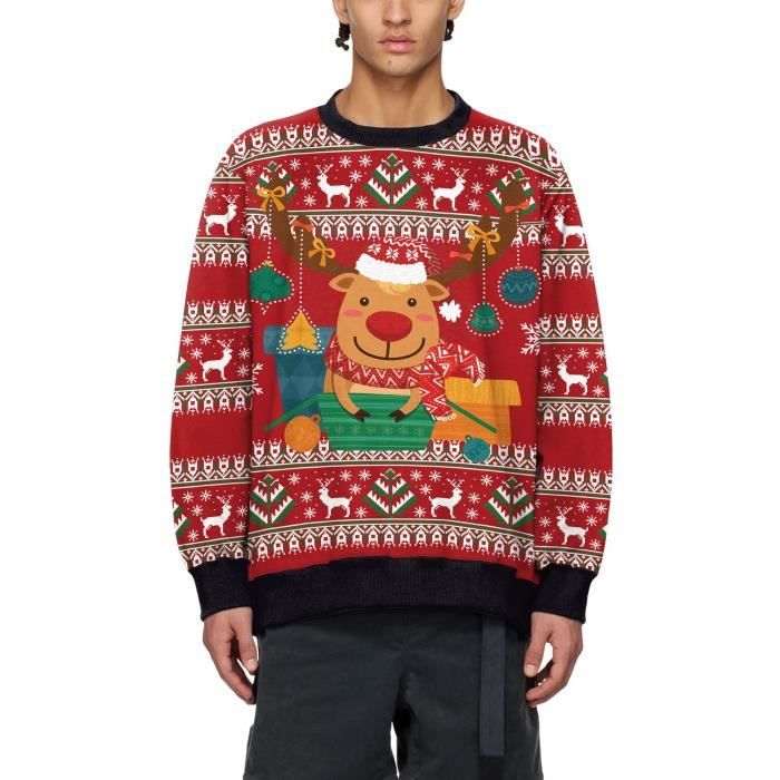 Pull noel mixte sale
