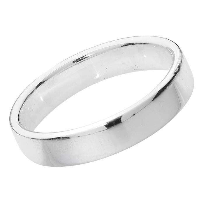 Alliance Homme-Femme 4mm Confort Argent fin 925 42627 Argenté