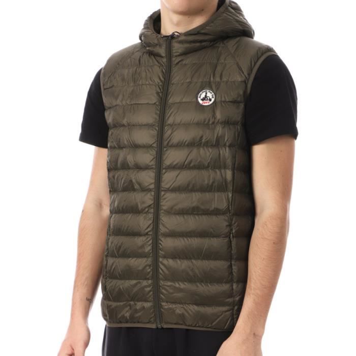 Doudoune sans manches JOTT Pat Kaki Homme Garnissage en plumes et duvet certifie Kaki Cdiscount Pret a Porter