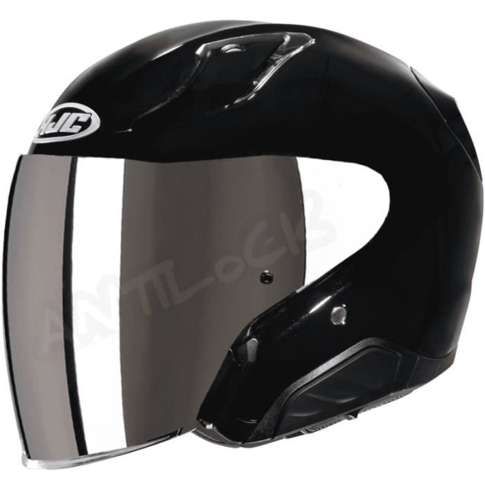 Écran Pour Casque HJC I31 / F31 - Modèle HJ-43, Iridium Argent - Anti-Rayures, Compatible Pinlock