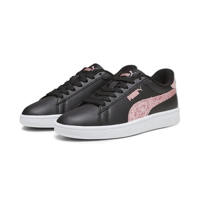 Puma PUMA Smash Star Glow Jr 3 l Basket Black Peach Smoothie Blanc